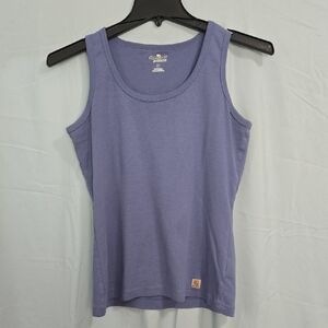 Carhartt Women's Med Lavender Tank Top with Logo